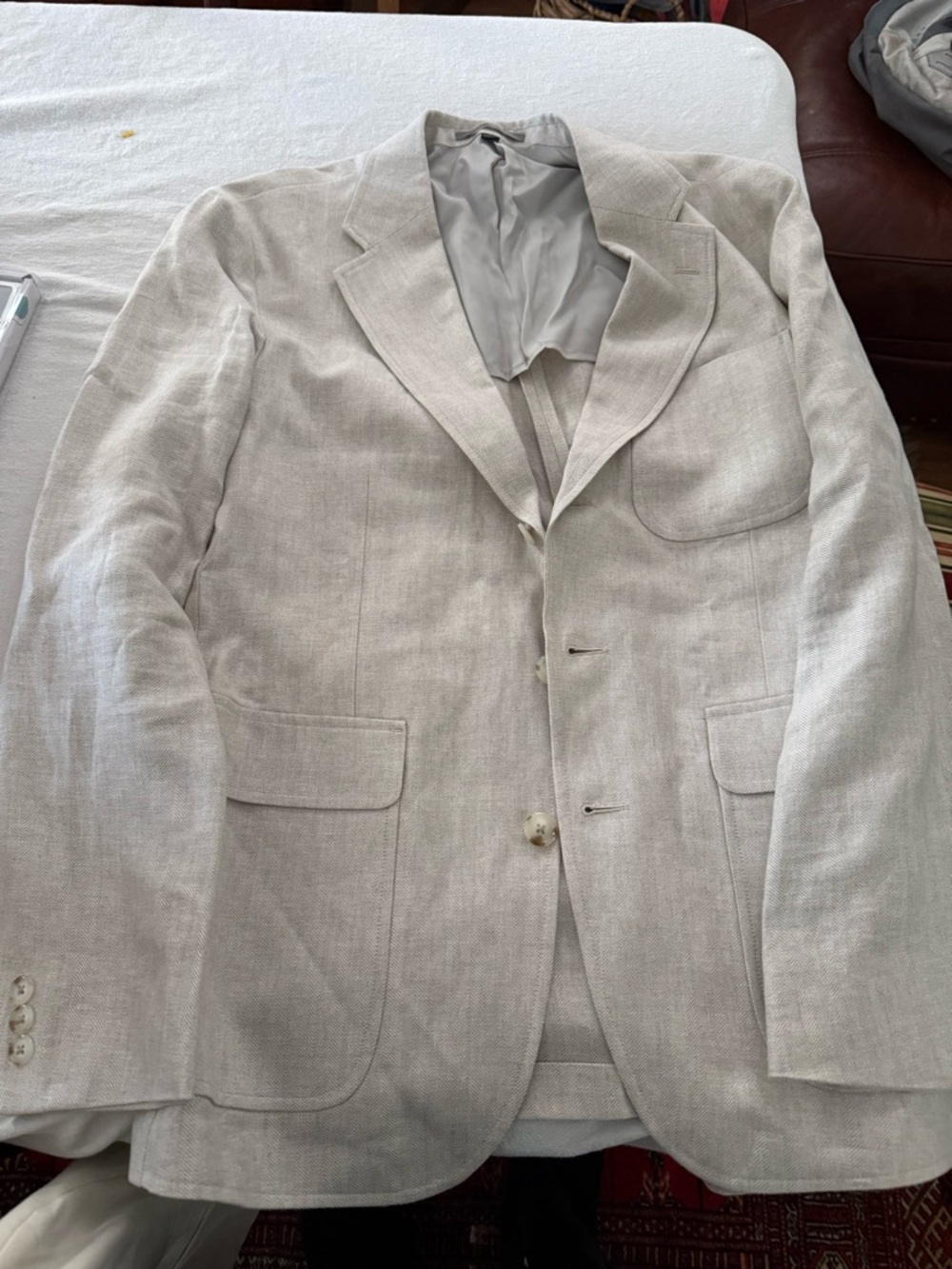 J. Crew Crosby Label - Navy and Cream - Picture 3 of 5